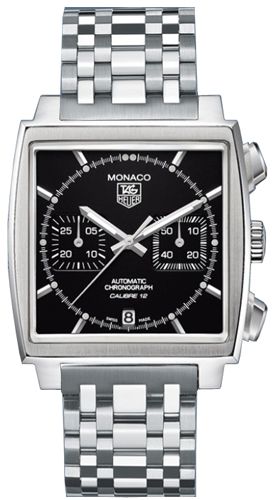 TAG HEUER MONACO CALIBRE 12 AUTOMATIC CHRONO MENS WATCH  