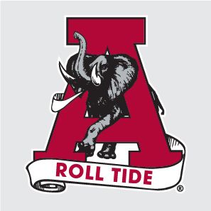 ALABAMA CRIMSON TIDE Classic A ROLL TIDE vinyl decal 4 car truck 