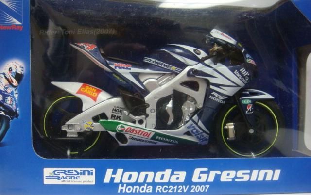 HONDA GRESINI RC212V TONI ELIAS 2007 BIKE 1/12 43007  