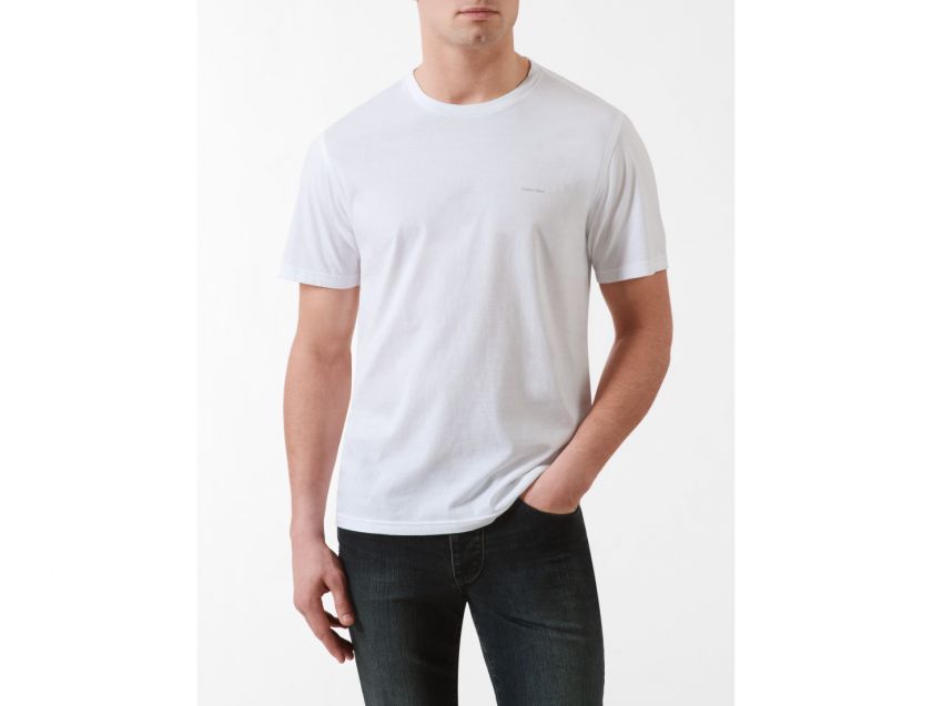 calvin klein mens slub cotton t shirt  