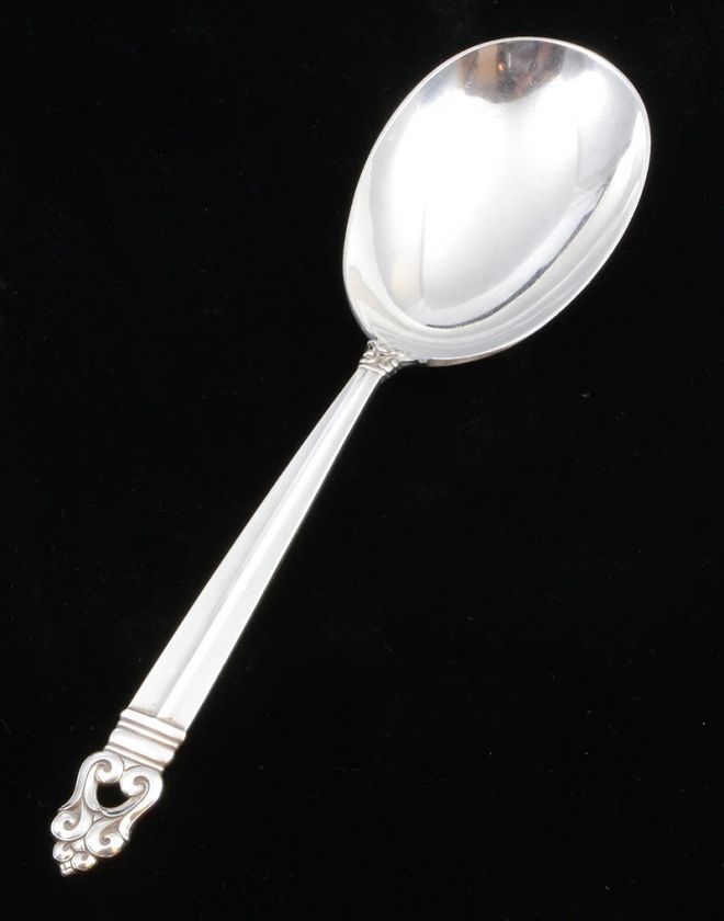 International Silver Royal Danish Large Serving Spoon  