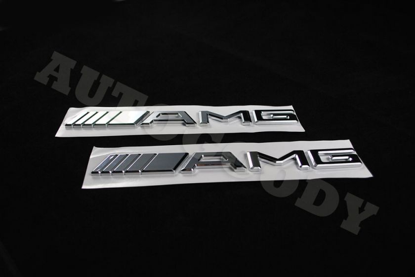 AMG Emblem Badge Mercedes Benz C CL SLK S SL E class  