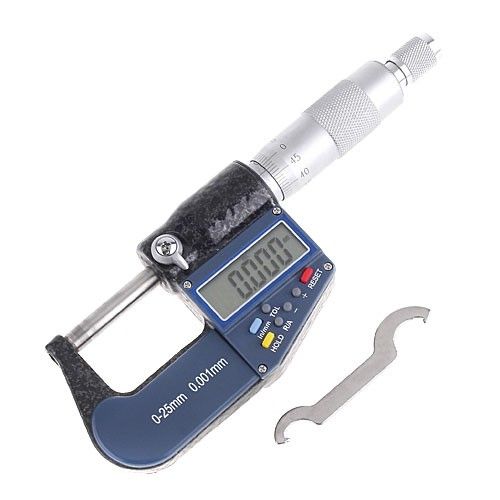 25mm/0 1 0.001mm/0.00005 Digital Micrometer  