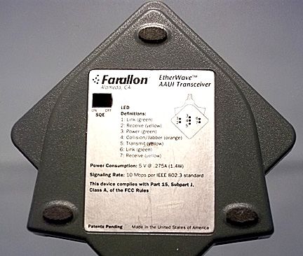 Farallon EtherWave 10 Base T AAUI Transceiver  