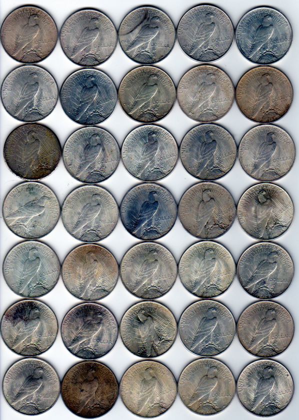 100 Peace Silver Dollars Wholesale Lot #286 Investment Better Group NO 