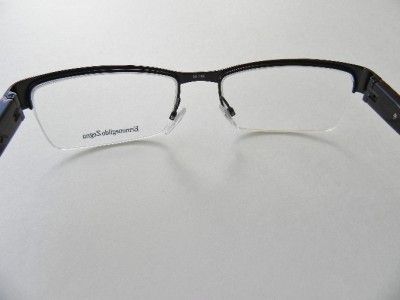 Ermenegildo Zegna VZ 3182 SEMI RIMLESS EYEGLASSES BROWN col.OK05 