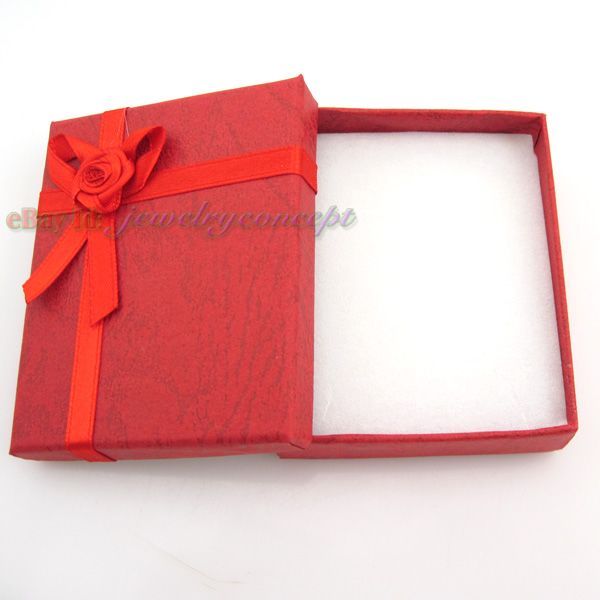  10 Red Jewellery Gift Package Box 120204  