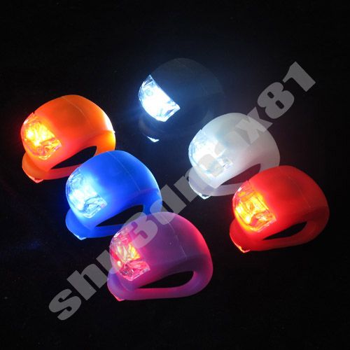 Mini Silicone 2 LED Lamp Bicycle Bike Light S1431  