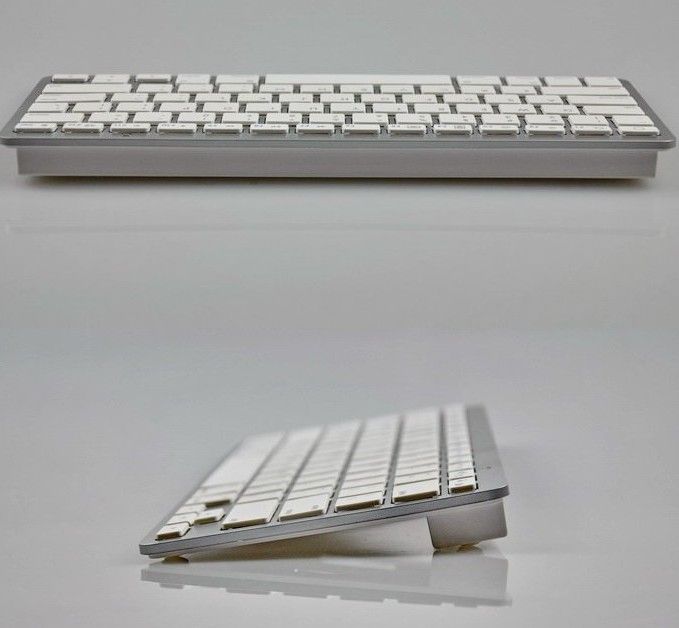 Mini Wireless Bluetooth Aluminum Keyboard IPAD Dock  