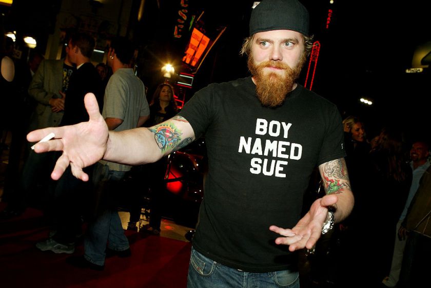 Ryan Dunn Shirt BOY NAMED SUE RIP Johnny Cash Random PA  