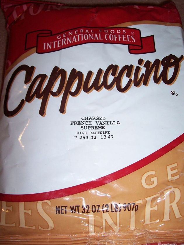 NEW 2 lb Bag General Foods International Coffee Charged French Vanilla 