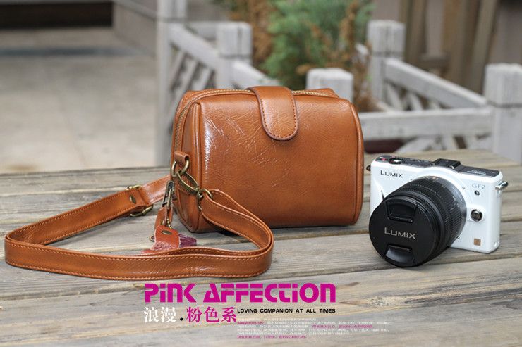 Leather case bag for EP3 EPM1 NEX5 NEX 5N NEXC3 GF2 GF3  