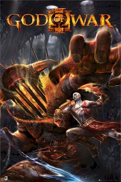 VIDEO GAME POSTER 3 SET ~ GOD OF WAR Kratos Hades GB  