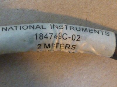 National Instruments 2 Meter Cable 184749C 02 #34781  