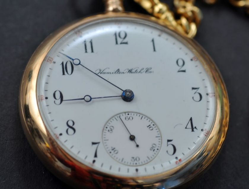   Hamilton Cal 974, 1904 working Pocket watch serviced yearly up to 1954