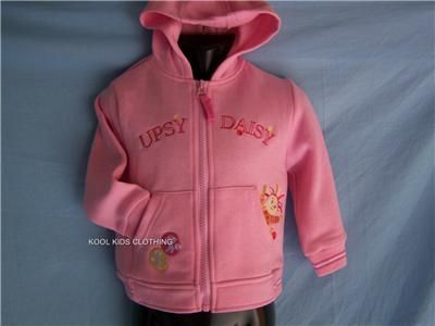 UPSY DAISY~FLEECE HOODY JACKET~SEE LISTING FOR SIZES  