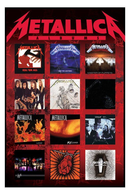 POSTER === Album Covers   Metallica   Maxi Poster===NEW  