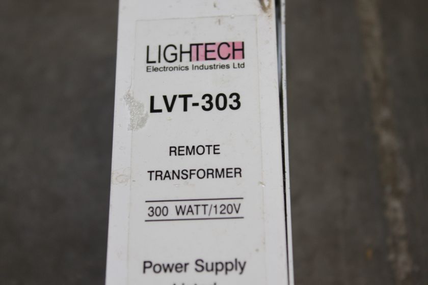 LIGHTECH LVT 303 REMOTE TRANSFORMER POWER SUPPLY  