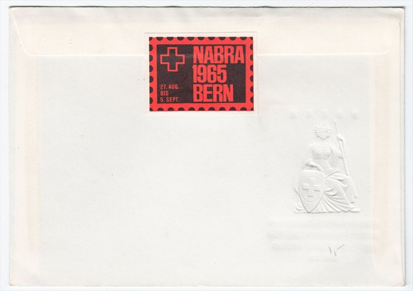 Switzerland 1965 NABRA Postage Stamp Exhib. FDC Sc B344  