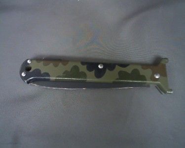 VINTAGE ROMO J 347 CAMO FOLDING KNIFE (10841B29)  