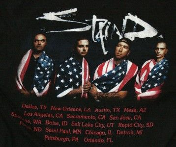 2003 Staind Tour rock band Music Tee Shirt M men women  