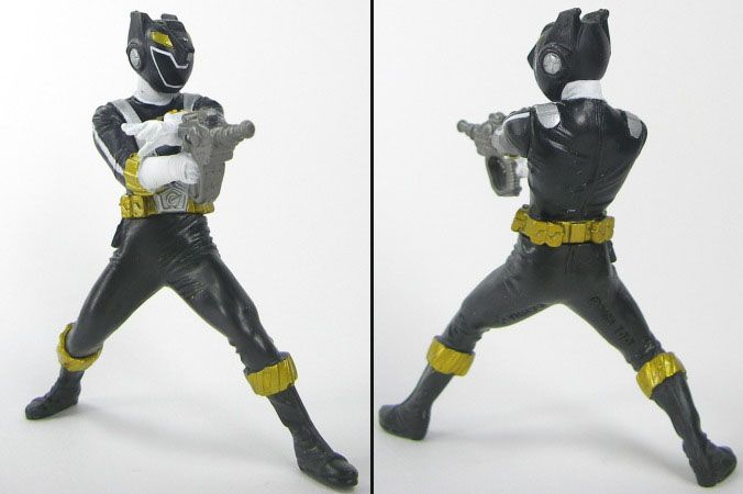 Power Rangers RPM Full Throttle Miniature Black Wolf  