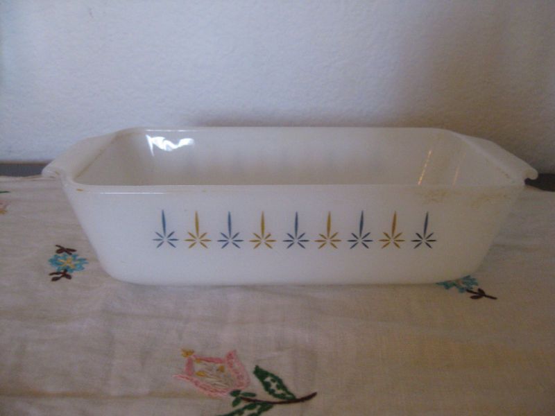 Anchor Hocking Vintage FirekingCandleglow Loaf Pan #441  