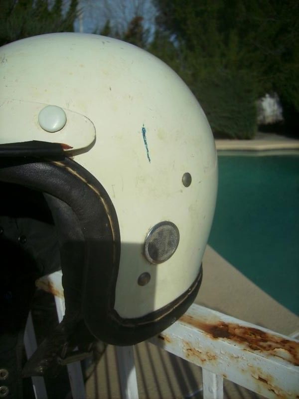   didnt attempt to clean the helmet, I just wiped the dust off