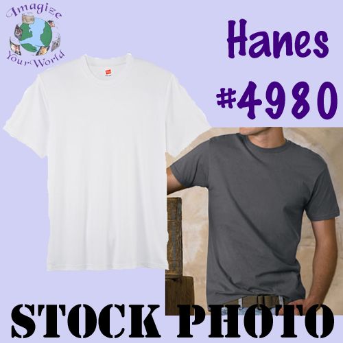 hanes style 4980 100 % combed ringspun cotton preshrunk 4 5 oz short 