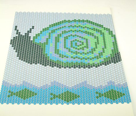 Snail Peyote Stitch Pattern by Dara Ward  