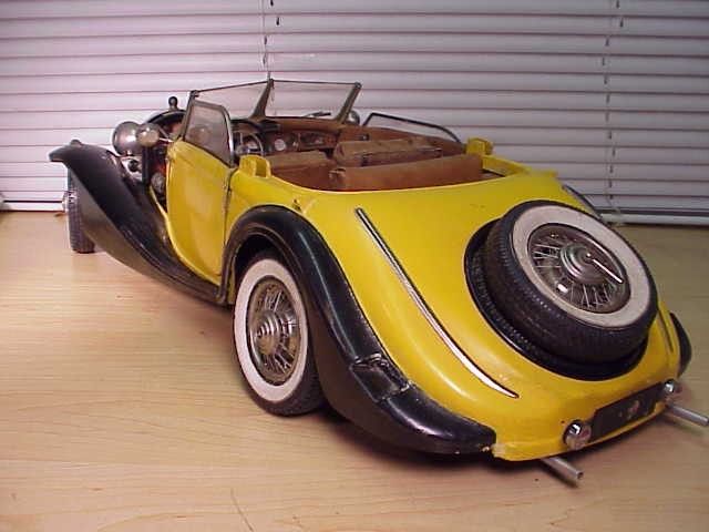 Rivarossi Pocher 1936 Mercedes Cabrio 1/8 Scale VG+Rare  