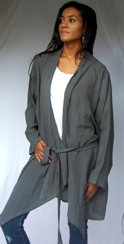 T979 GREY/JACKET ASYM LAGEN MADE 2 ORDER 4X 5X 6X  