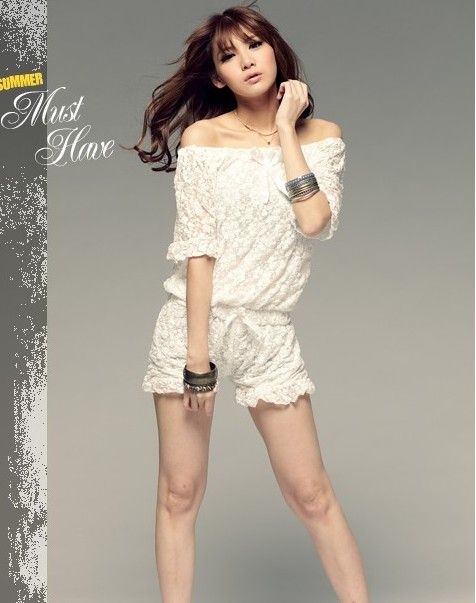 wholesale New Style Sweet Bud Ribbon Jumpsuit White