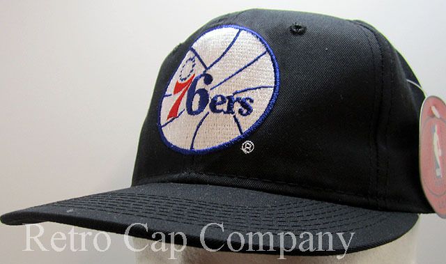 VINTAGE PHILADELPHIA 76ERS RETRO SNAPBACK CAP  