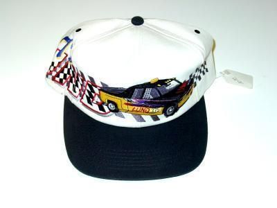 Lund Brand 275 White Checkered Flag Truck Adjustable Baseball Cap 