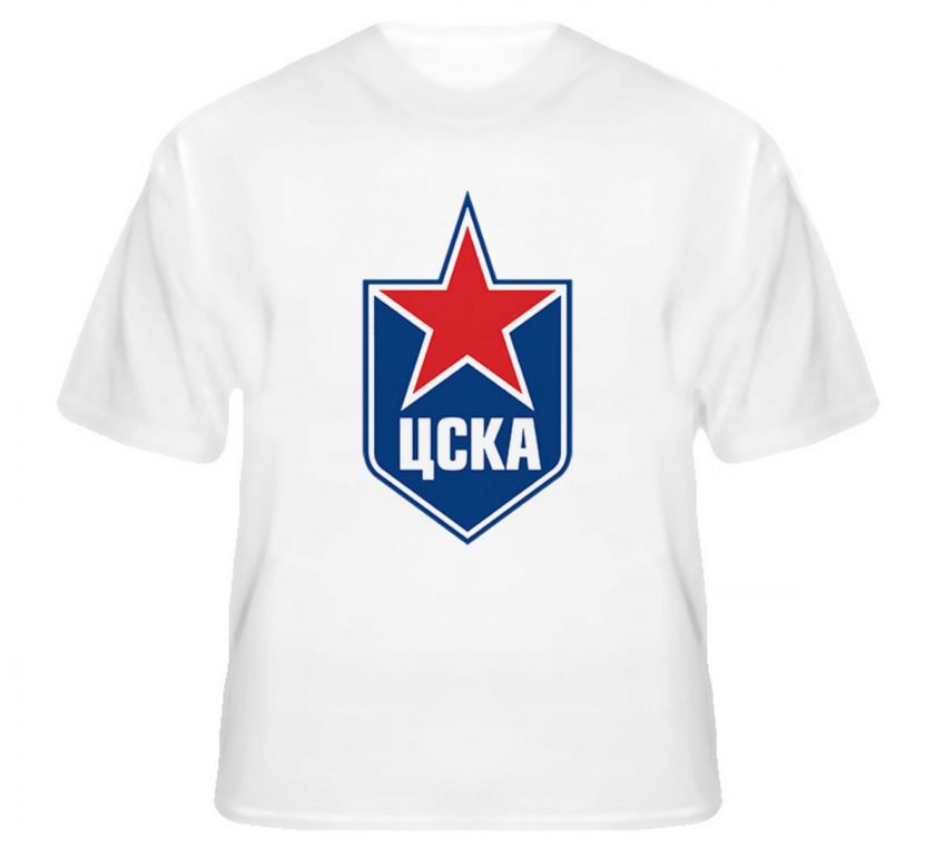 Hc Cska Moscow Russia Hockey T Shirt  