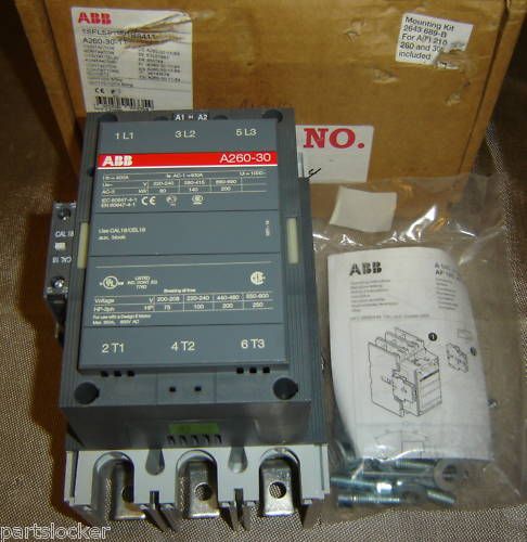 ABB A260 30 11 ELECTRIC MOTOR CONTACTOR 400A STARTER  