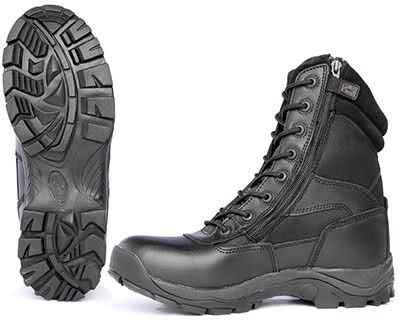 Ridge Blackhawk Mens Work / Duty Boots with Zipper   4 Styles  Black 