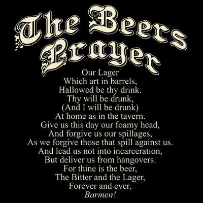THE BEERS PRAYER DRINKING T SHIRT FUNNY TEE NEW S 3x  