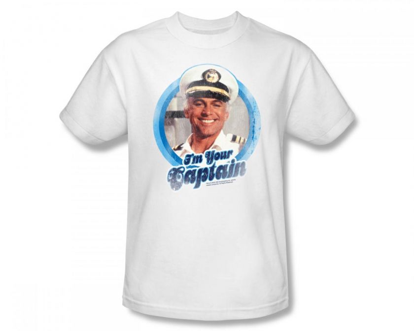   Boat Im Your Captain Vintage Style ABC 80s TV Show T Shirt Tee  