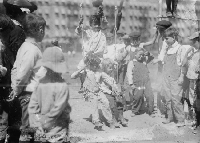 early 1900s photo Astor Playground  