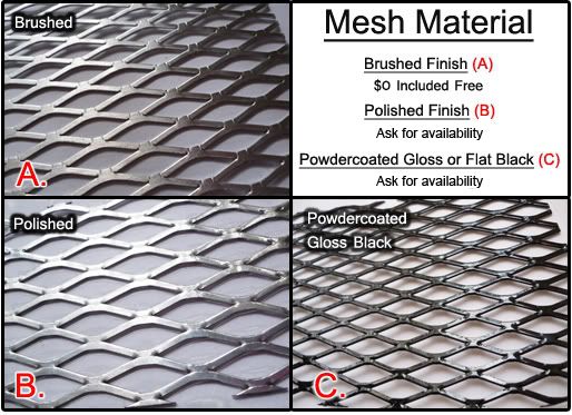 GenX Trims 2006   2007 Ford Focus Mesh Grille Overlay (1PC)
