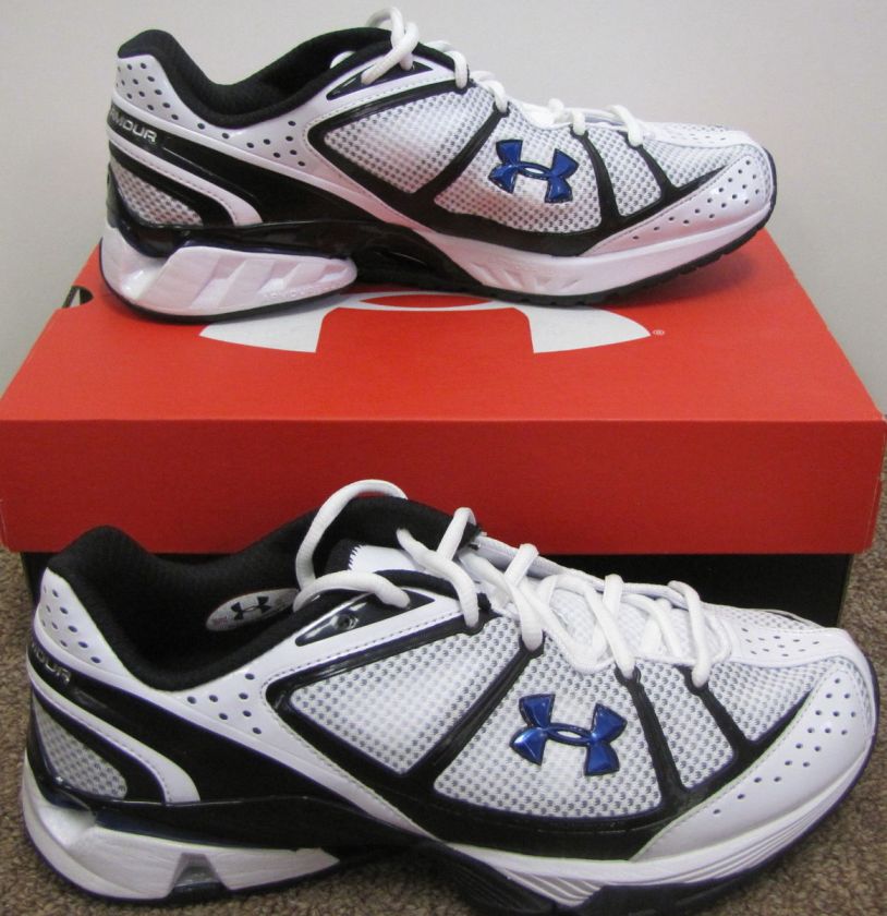 New Under Armour Proto Speed Trainer IV White Sneakers Shoes Mens Sz 