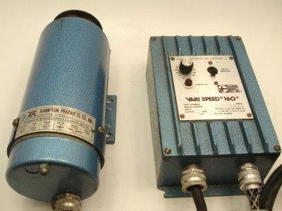 HPC 1/3 HP 1800RPM Motor w/ Vari Speed 160 Controller  