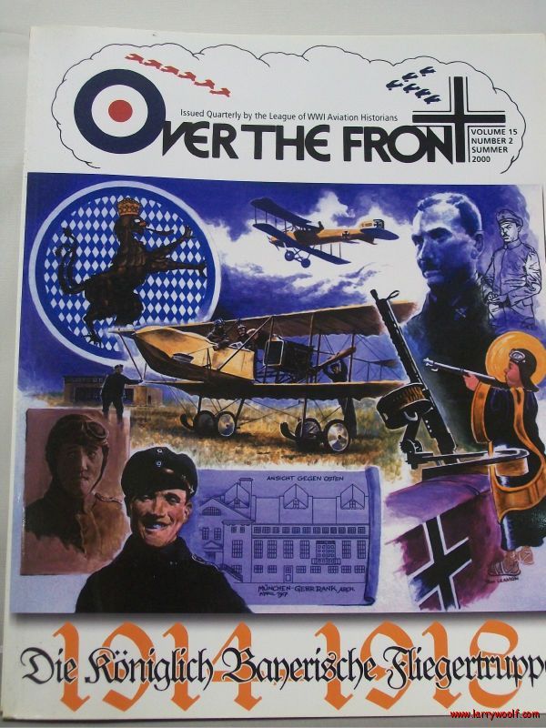 Over The Front Magazine Volume 15 Number 2 Summer 2000 Bavarian Flying 