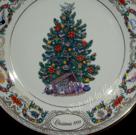 Lenox Christmas Trees Around World Plate MEXICO 1999  