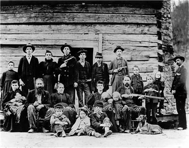 The Hatfield Family Feud McCoys Photo Late 1897 guns  