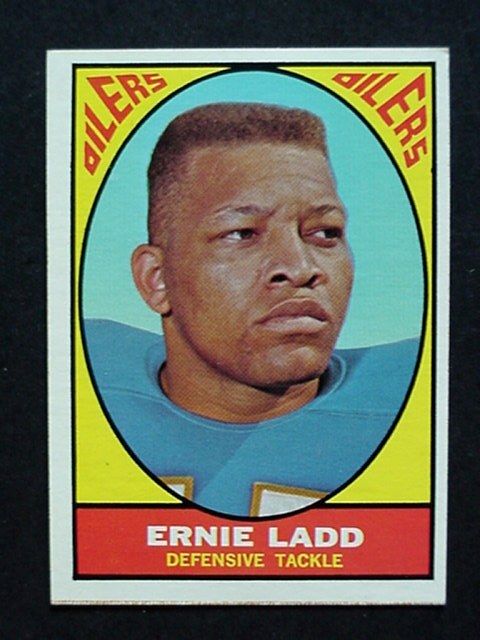 1967 Topps Milton Bradley Ernie Ladd #58 Oilers AFL  