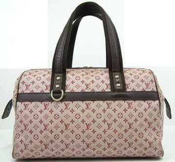 AUTHENTIC LOUIS VUITTON PINK MONOGRAM MINI JOSEPHINE GM HAND BAG HOBO 