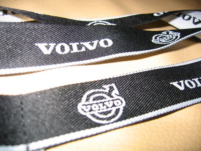 EMBROID VOLVO s80 c30 ID NECK STRAP LANYARD KEY CHAIN  